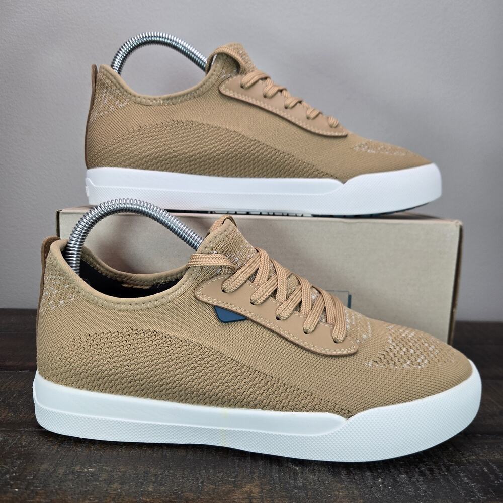 Vessi Weekend Sneaker Womens Size 8 Waterproof Shoes Oak Brown White Mens 7